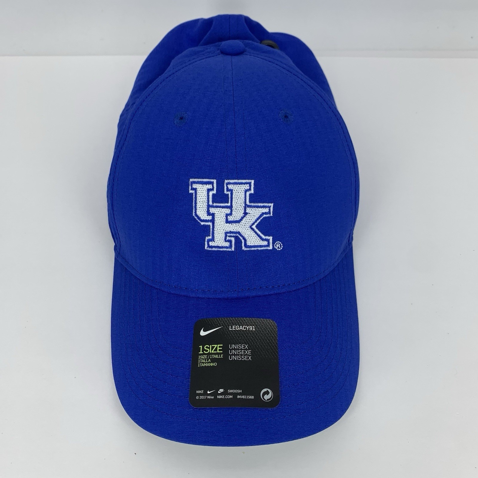 University Of Kentucky Uk Hat Blue Nike Golf DriFit Legacy91 Osfm Baseball Cap